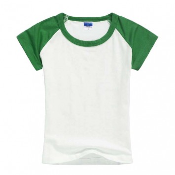 THY103#童款莱卡棉插肩短袖