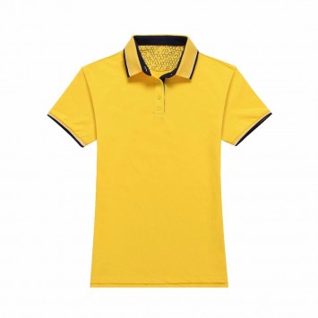 PQX807#高尔夫女款翻领短袖POLO衫