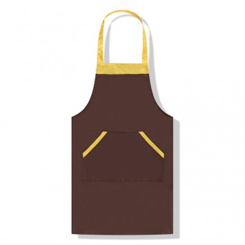 PTS812#水蜜桃拼色围裙