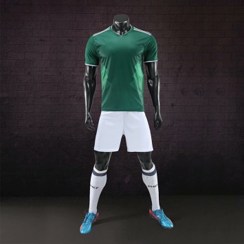 HSWK1718#墨西哥主场足球服套装