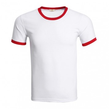 TTS09#CVC圆领撞边