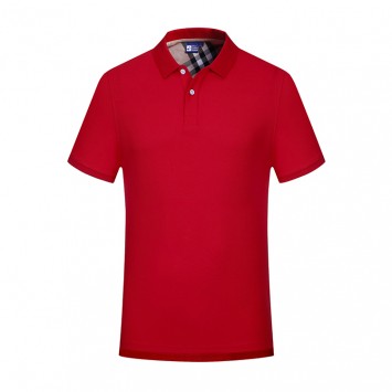 MLD1911#铜氨珠地翻领短袖POLO衫