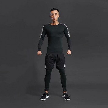 SXBJT265/1006#薄款新款紧身衣套装