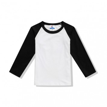 TLW3217#童款200克莱卡精梳插肩长袖