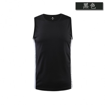 TMR9206#拼色速干背心无袖T恤衫