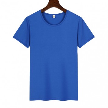 LWBY001#男款40支包边圆领短袖