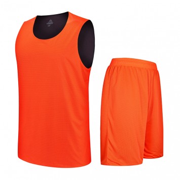 YLD8300#成人款蝴蝶网透气双面穿篮球服