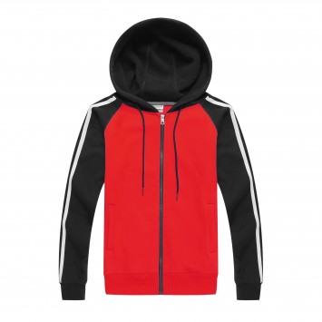 WFSH509#韩国绒插肩袖休闲运动帽拉卫衣