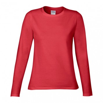 JD76400L#女款杰丹180g纯棉圆领长袖