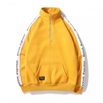 CPZS084#加绒拉链款立领卫衣