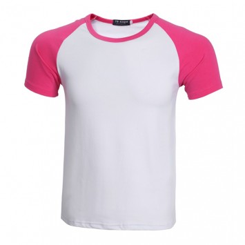 TTS022#莱卡圆领插肩