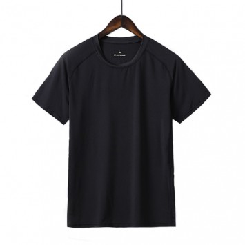 SXGJ219#圆领纯色短袖男款乒羽服上衣