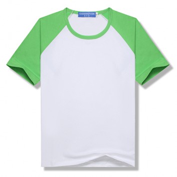 HBT2207#儿童款莫代尔短袖插肩圆领