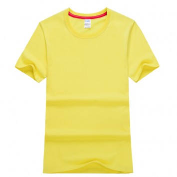 BMY200#洗水棉圆领T恤女款短袖200克