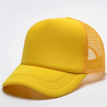 HBZM M4#纯色海绵七孔双排调节扣网帽子