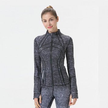 BWJ1833#瑜伽训练拉链外套