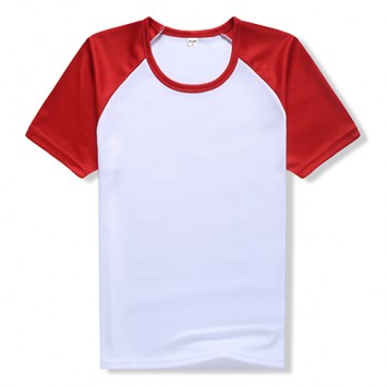 HBT2219#成人款速干插肩短袖圆领