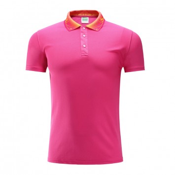 PTS056#翔云螺纹翻领短袖