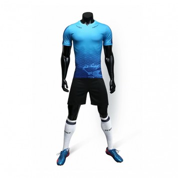 SXLT1901#光板足球套装训练服