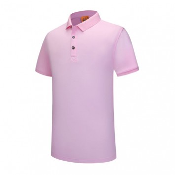 HXH2500#高档纯色珠地短袖翻领200g