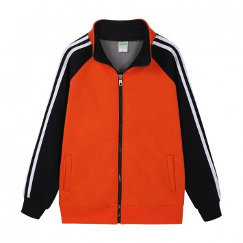 WTS095#摇粒绒插肩立领卫衣