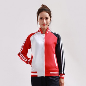 BLB210#女款南韩丝冬款运动棒球服套装