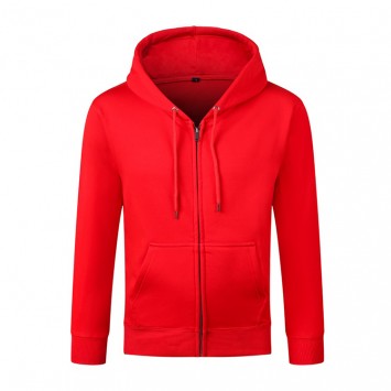 MJYP8909#全棉加绒拉链卫衣