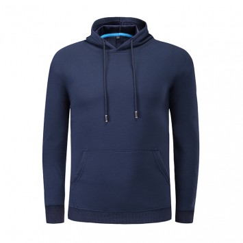 DYMH002#40支奥戴尔进口水貂绒复合套头连帽卫衣