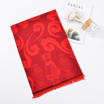 WFSSC114#平安福桑蚕丝围巾