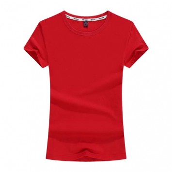 TZR803A#女款26支精梳棉圆领