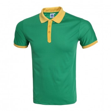 PTS047#剑袖拼色翻领