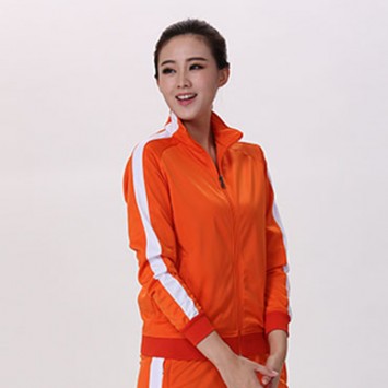 YLB204#女款金光绒冬款运动套装