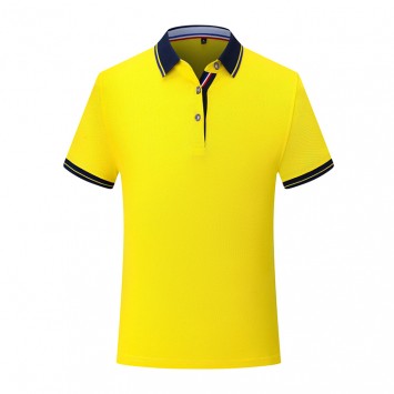 WFS7711#珠地翻领短袖POLO衫