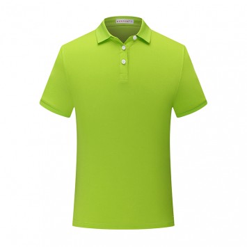 PWY1858#亲肤纺翻领短袖Polo衫