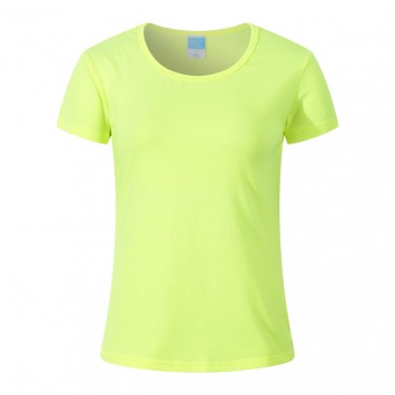 TCF301#女款200g纯棉莱卡圆领