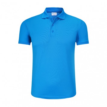 PQX801#蚕丝棉翻领短袖POLO衫