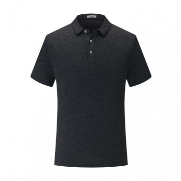 WFS1838#紧密长绒棉翻领短袖POLO衫