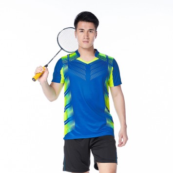 LDS1913#乒羽服上衣圆领短袖t恤