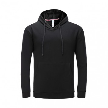 BMY601#纯棉超柔绒带帽套头卫衣