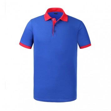 WFSA127#配色翻领短袖POLO衫