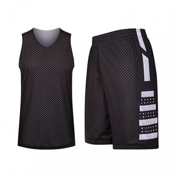 YWD5105#夏季双面篮球服套装