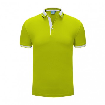 PHL2867#亚麻珠地翻领短袖POLO