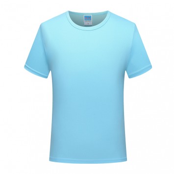 WFS7008#冰蚕丝速干圆领T恤