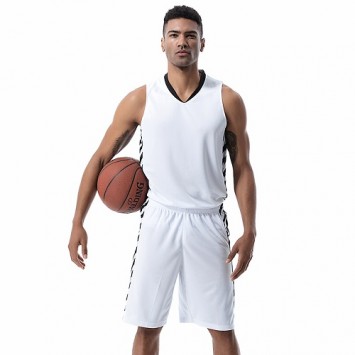 YWD1873#简洁大方霸气篮球服