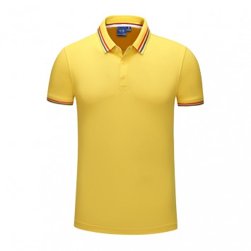 PSH961#冰离子双色拼边翻领