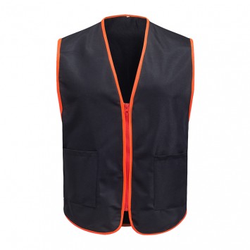 MWH015#包边拉链马甲